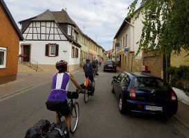 Foto carril bici hacia Mainz